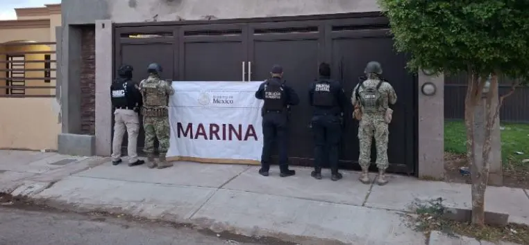 The Security Cabinet of the Government of Mexico reports on the results obtained from Operation Northern Border on May 12, 2025. Photo: Goverment od Mexico