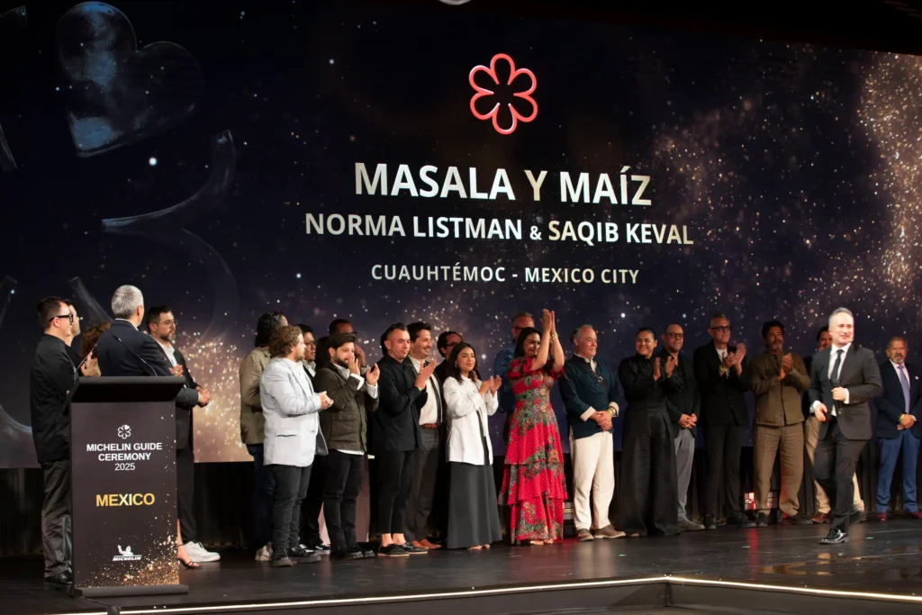 In Mexico City, Expendio de Maíz, Masala y Maíz, and Máximo ascended to the coveted status with a Michelin star. 