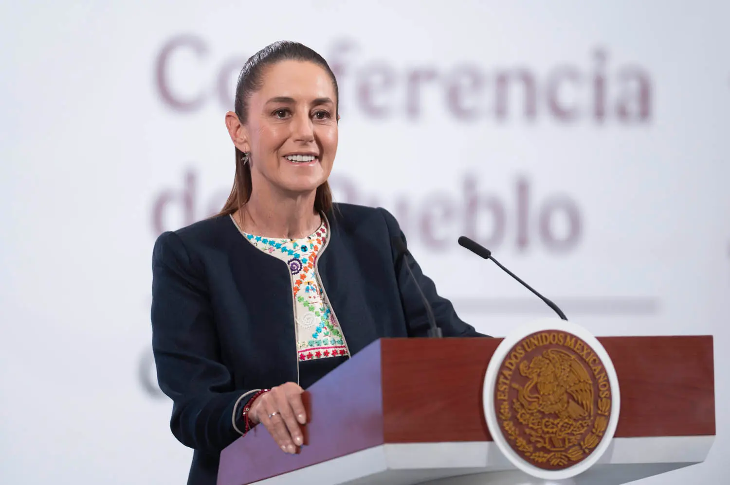 Morning Presidential Press Conference. Monday, September 8, 2025. Photo: Government of Mexico.